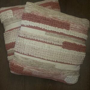 Bouclair Mahan Pink Boho Cushions